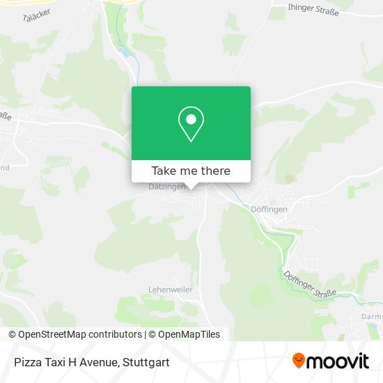 Pizza Taxi H Avenue map