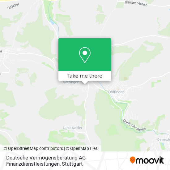 Deutsche Vermögensberatung AG Finanzdienstleistungen map