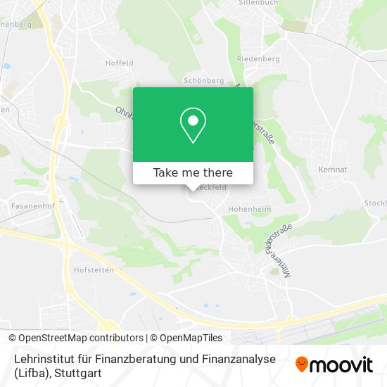 Lehrinstitut für Finanzberatung und Finanzanalyse (Lifba) map
