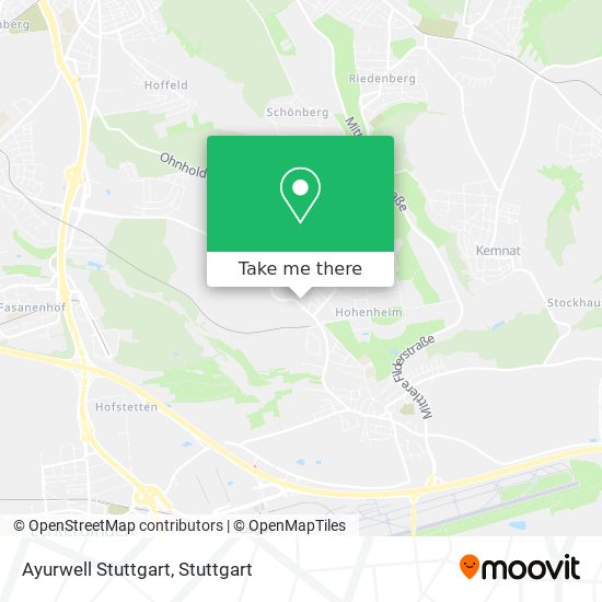 Карта Ayurwell Stuttgart