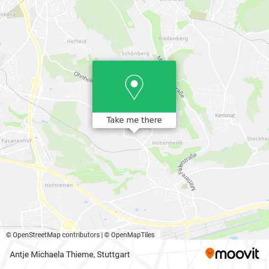 Карта Antje Michaela Thieme