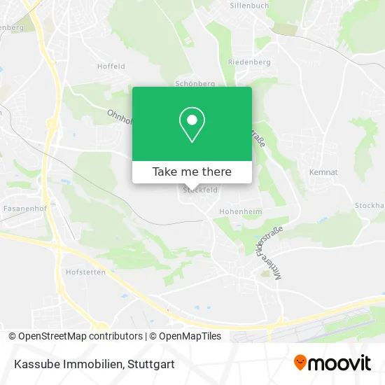 Карта Kassube Immobilien