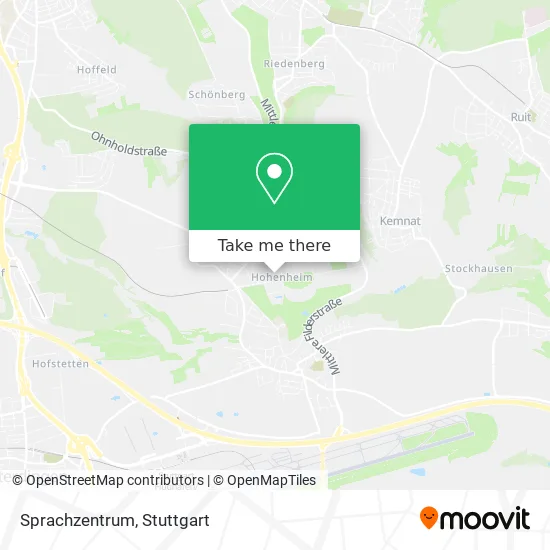 Карта Sprachzentrum