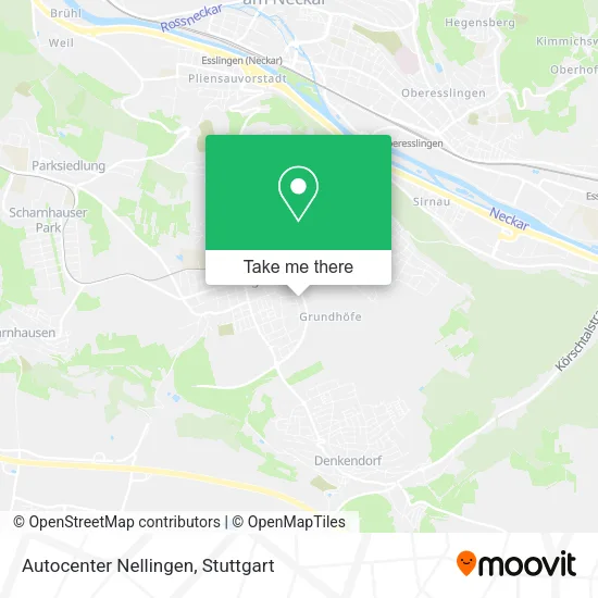 Карта Autocenter Nellingen