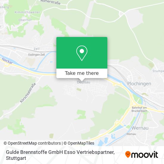 Карта Gulde Brennstoffe GmbH Esso Vertriebspartner
