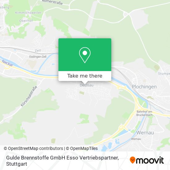 Gulde Brennstoffe GmbH Esso Vertriebspartner map