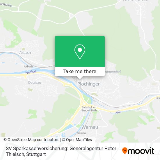 SV Sparkassenversicherung: Generalagentur Peter Thielsch map