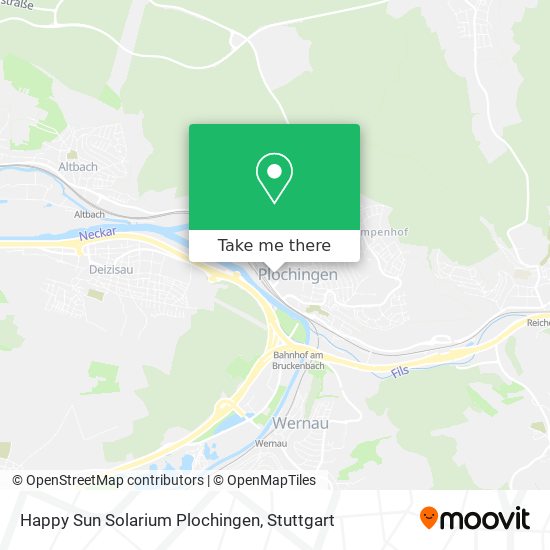 Happy Sun Solarium Plochingen map