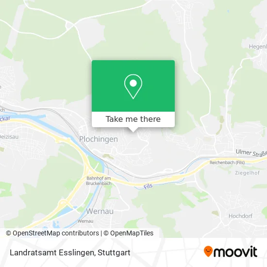 Карта Landratsamt Esslingen
