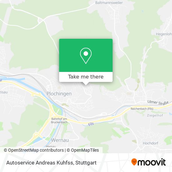 Карта Autoservice Andreas Kuhfss