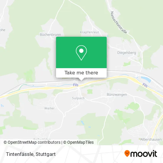 Карта Tintenfässle