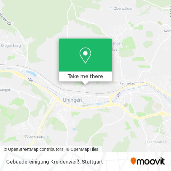 Gebäudereinigung Kreidenweiß map