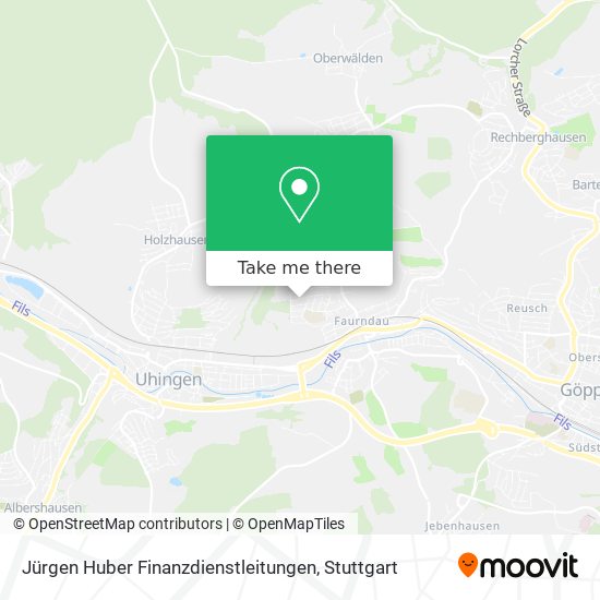 Jürgen Huber Finanzdienstleitungen map