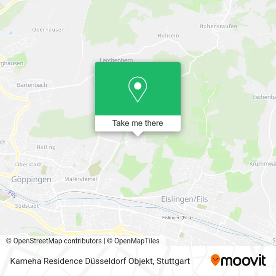 Карта Kameha Residence Düsseldorf Objekt