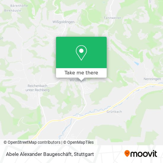 Abele Alexander Baugeschäft map