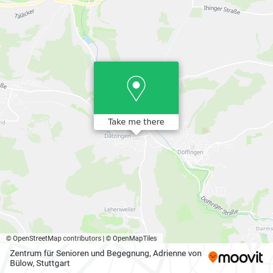 Zentrum für Senioren und Begegnung, Adrienne von Bülow map