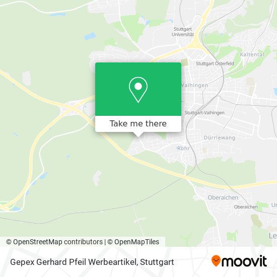 Gepex Gerhard Pfeil Werbeartikel map
