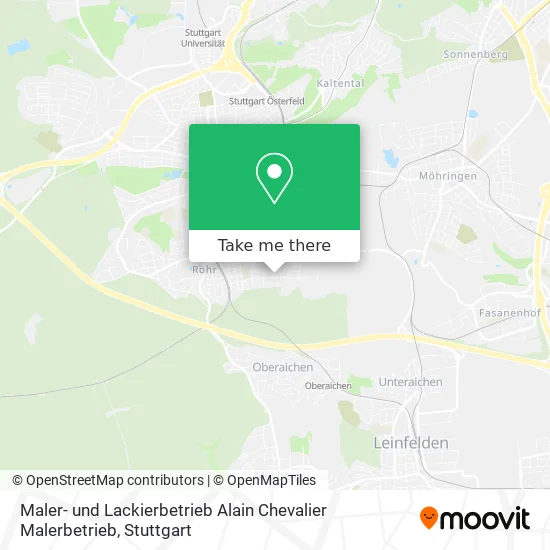 Карта Maler- und Lackierbetrieb Alain Chevalier Malerbetrieb
