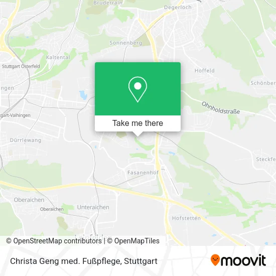 Карта Christa Geng med. Fußpflege