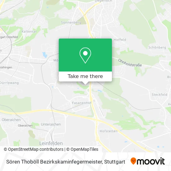 Карта Sören Thoböll Bezirkskaminfegermeister