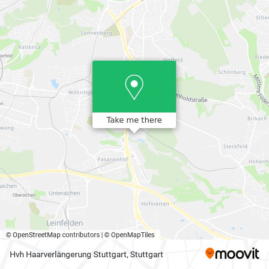 Hvh Haarverlängerung Stuttgart map