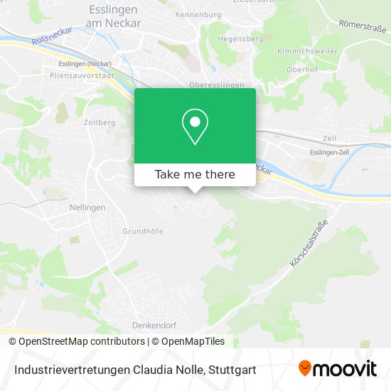 Industrievertretungen Claudia Nolle map
