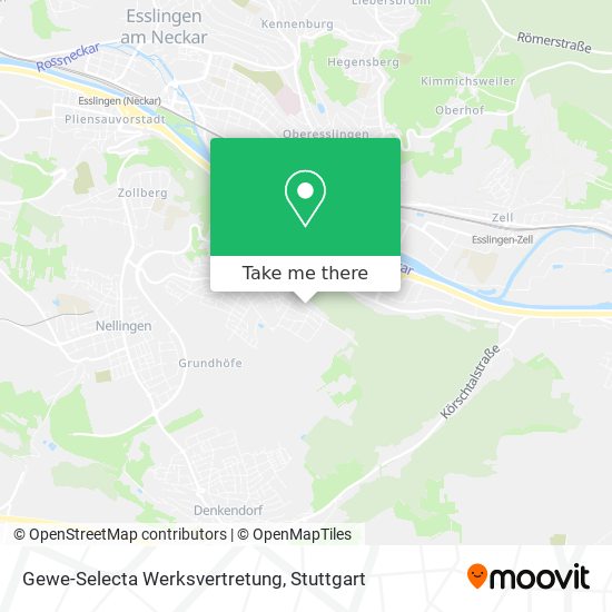 Карта Gewe-Selecta Werksvertretung