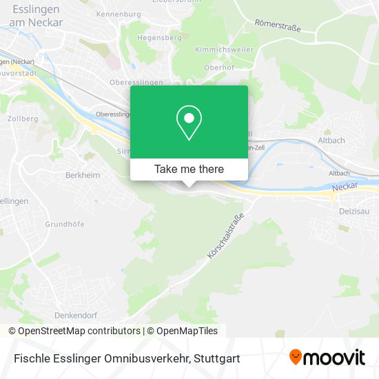 Fischle Esslinger Omnibusverkehr map