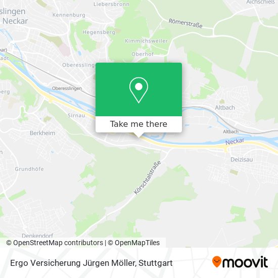 Ergo Versicherung Jürgen Möller map