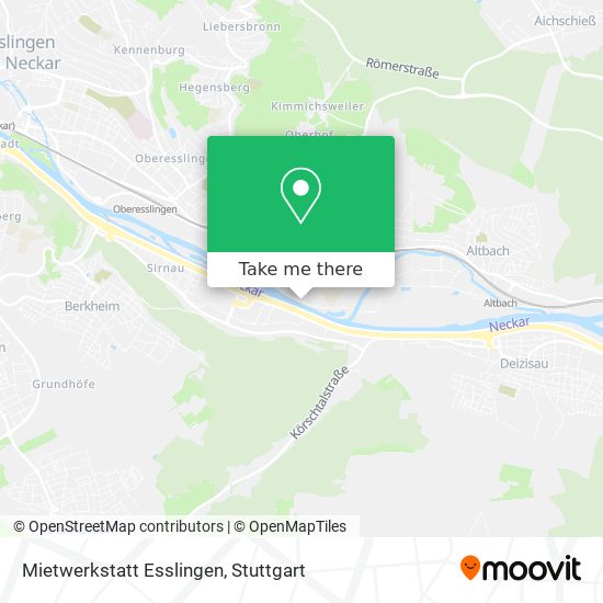 Mietwerkstatt Esslingen map