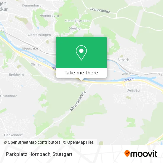 Карта Parkplatz Hornbach