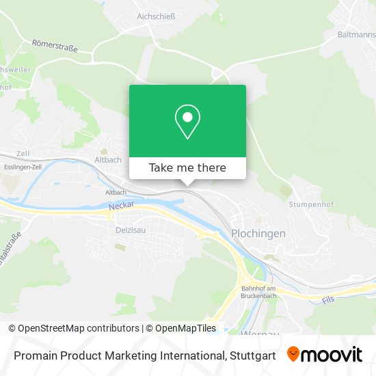 Promain Product Marketing International map