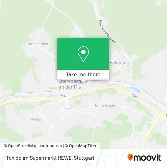 Tchibo im Supermarkt REWE map