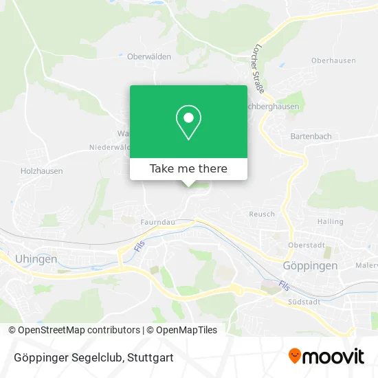 Карта Göppinger Segelclub