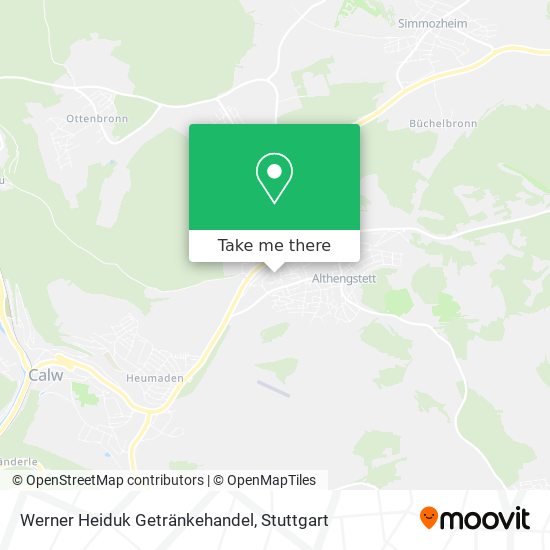 Werner Heiduk Getränkehandel map