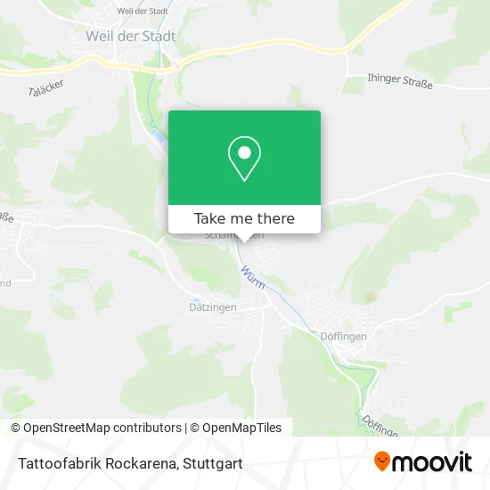 Карта Tattoofabrik Rockarena