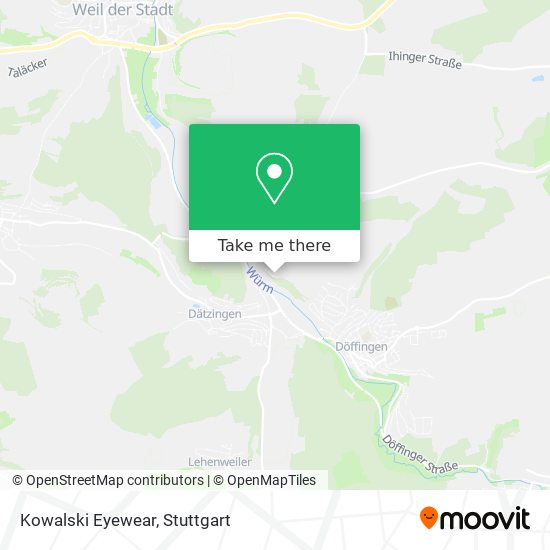 Kowalski Eyewear map