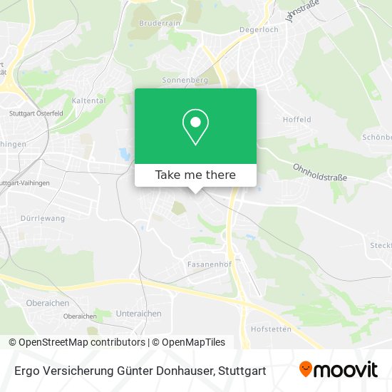 Карта Ergo Versicherung Günter Donhauser
