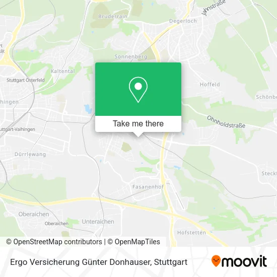 Карта Ergo Versicherung Günter Donhauser