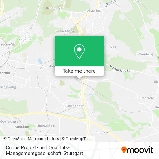 Карта Cubus Projekt- und Qualitäts- Managementgesellschaft
