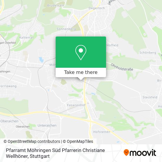 Pfarramt Möhringen Süd Pfarrerin Christiane Wellhöner map