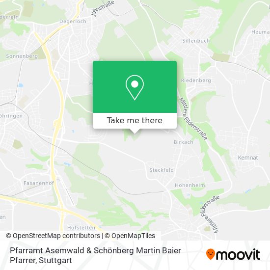Pfarramt Asemwald & Schönberg Martin Baier Pfarrer map
