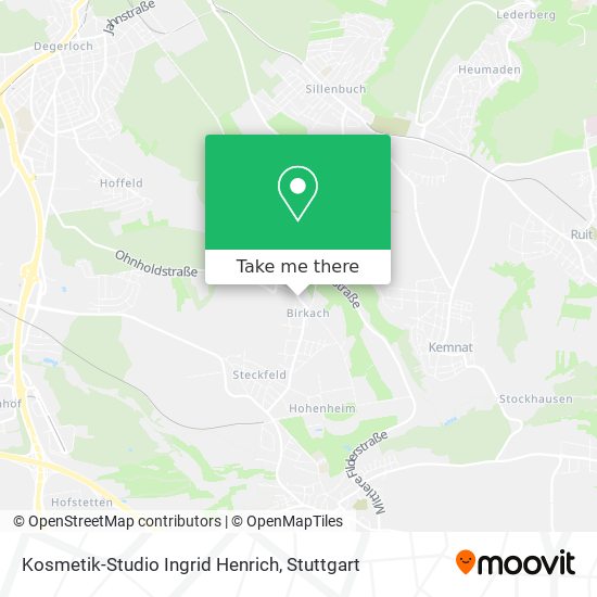 Kosmetik-Studio Ingrid Henrich map