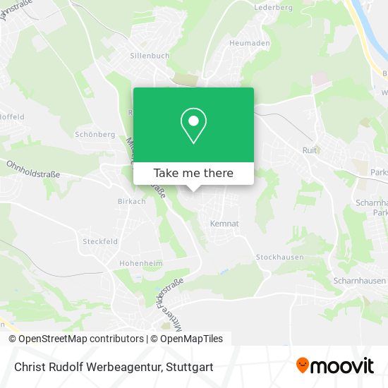 Christ Rudolf Werbeagentur map
