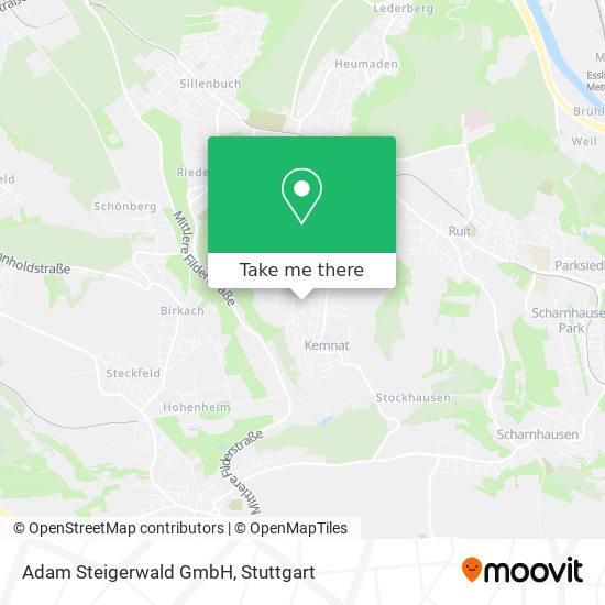 Adam Steigerwald GmbH map