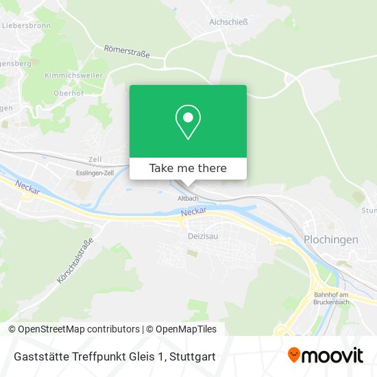 Gaststätte Treffpunkt Gleis 1 map