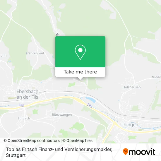 Карта Tobias Fritsch Finanz- und Versicherungsmakler