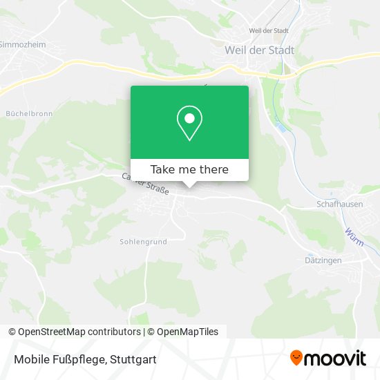 Mobile Fußpflege map