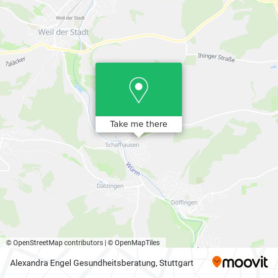 Alexandra Engel Gesundheitsberatung map