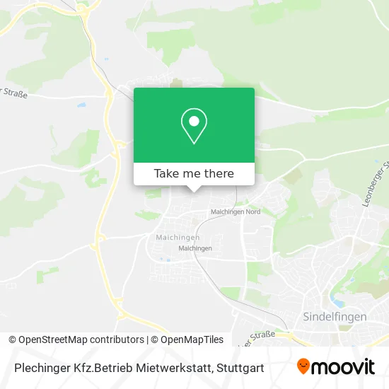 Карта Plechinger Kfz.Betrieb Mietwerkstatt